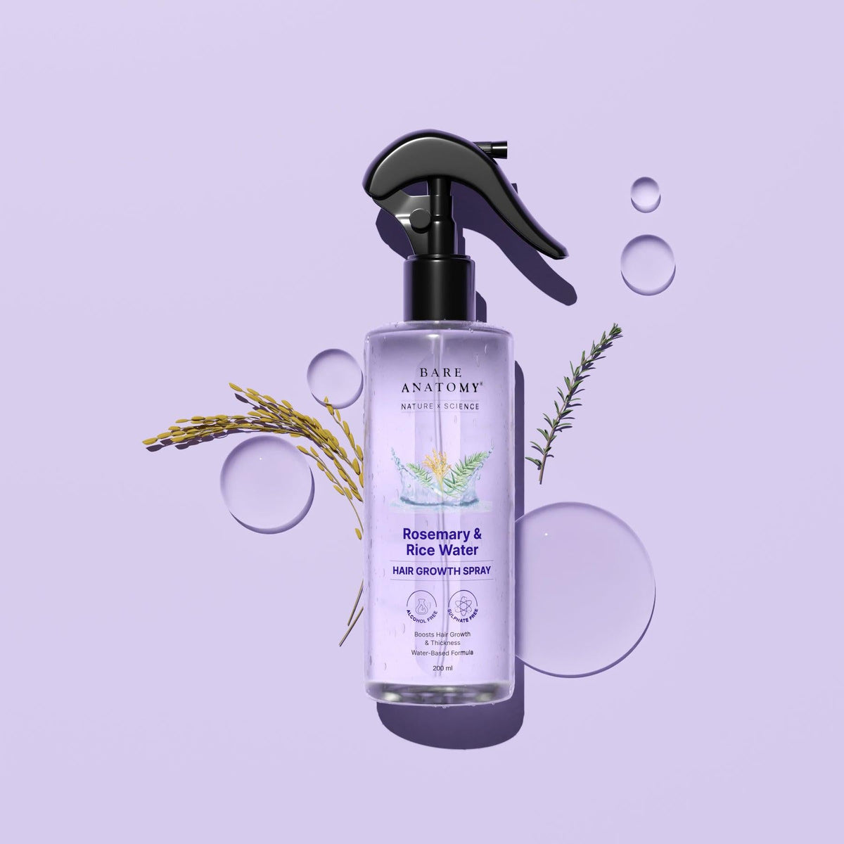 Rosemary & Rice Water Hair Growth Spray..