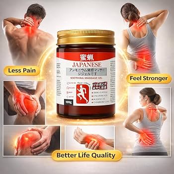 Japanese Soothing Massage Gel for Back, Knee, Joint, Muscle Pain Relief Gel  (100 g)