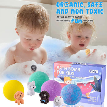 Bath Bombs for Kids with Toys Inside,,