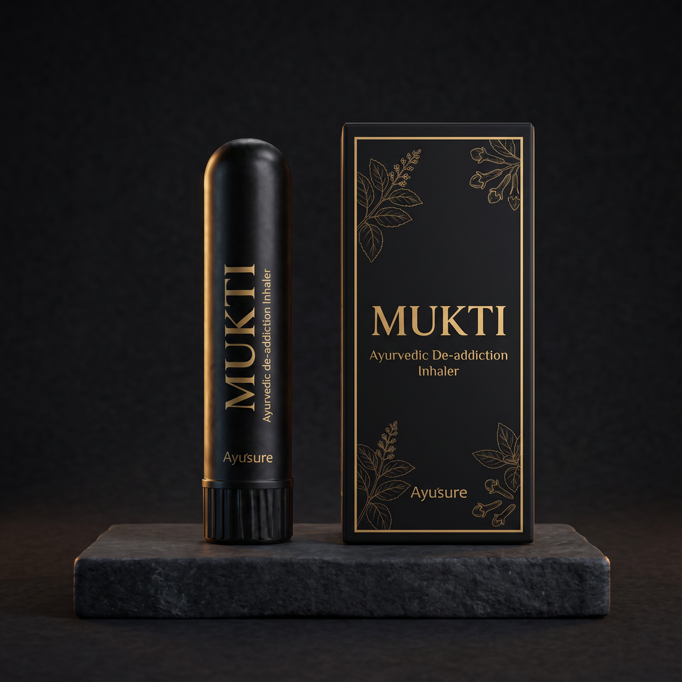 MUKTI Ayurvedic De-Addiction Inhaler |Craving Control Nasal Inhaler