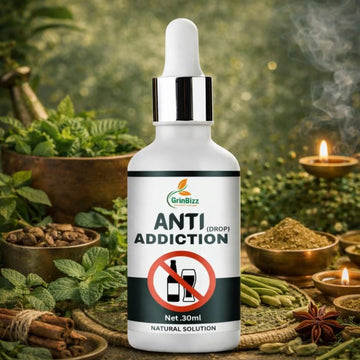 grinbizz Anti-Addiction Drop|Daru Mukti Dawa|Good Bye Addiction|Smoking Killer|Nashaband (30 ml)