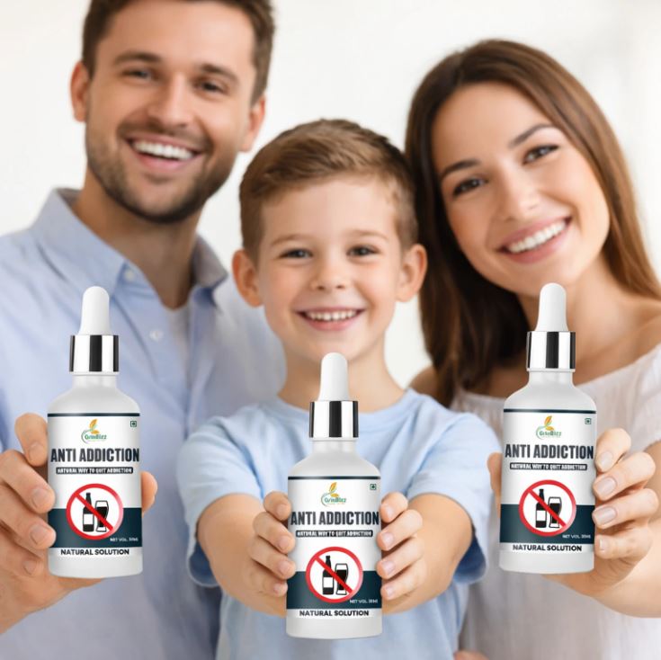 grinbizz Anti-Addiction Drop|Daru Mukti Dawa|Good Bye Addiction|Smoking Killer|Nashaband (30 ml)