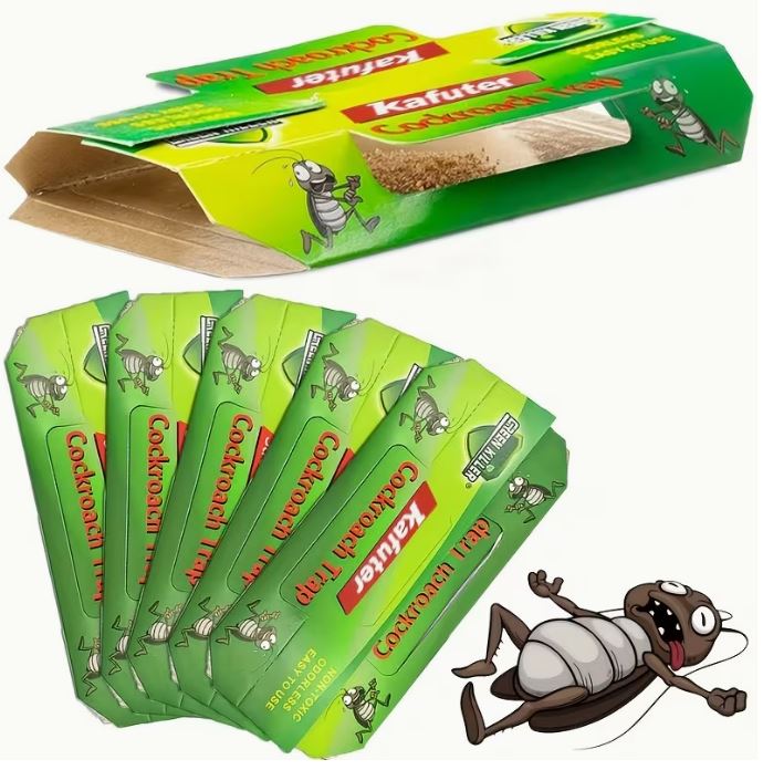 Cockroach Traps, Indoor Sticky Paper Cardboard