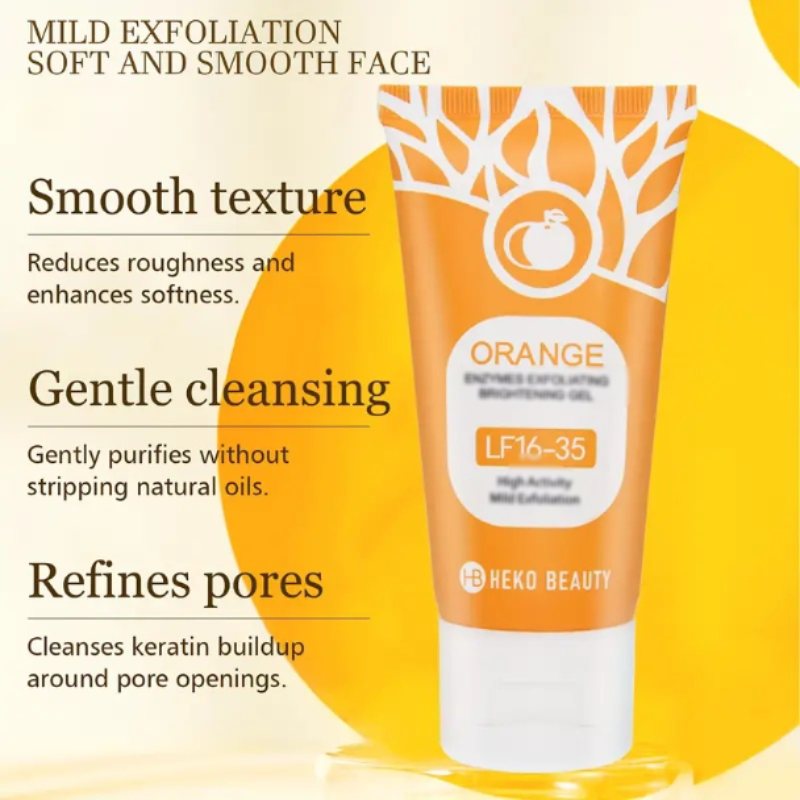 Orange Exfoliating Gel.