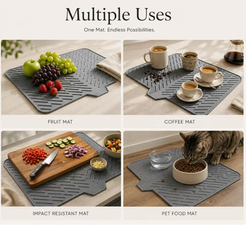Premium Silicone Kitchen Drying Mat